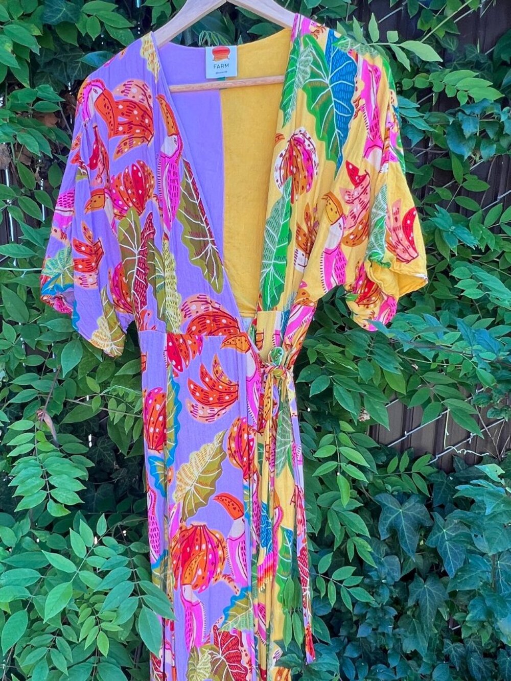 Farm Rio Wrap Dress Size S